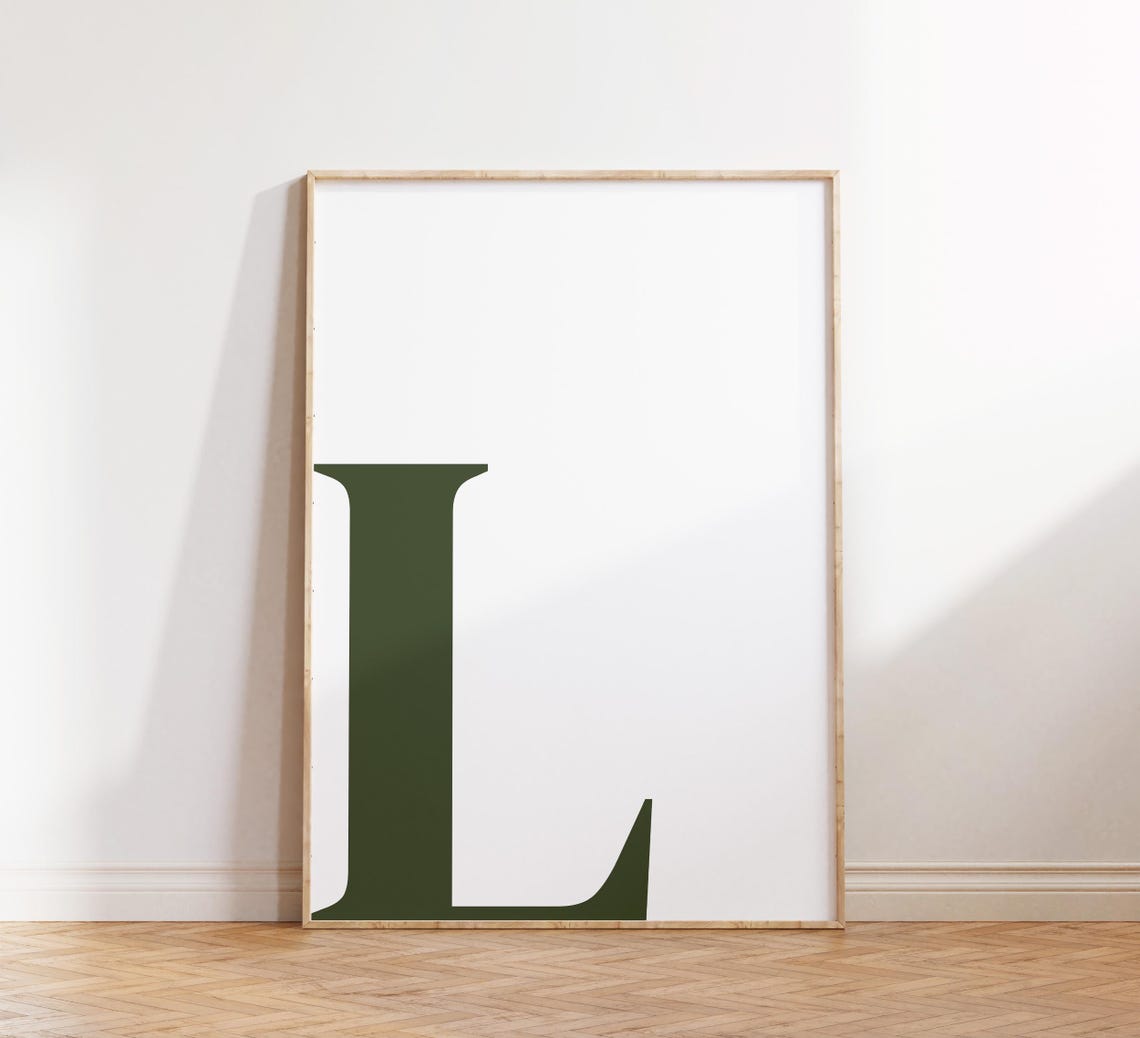 Letter L Poster, Preppy Room Decor - Image 5