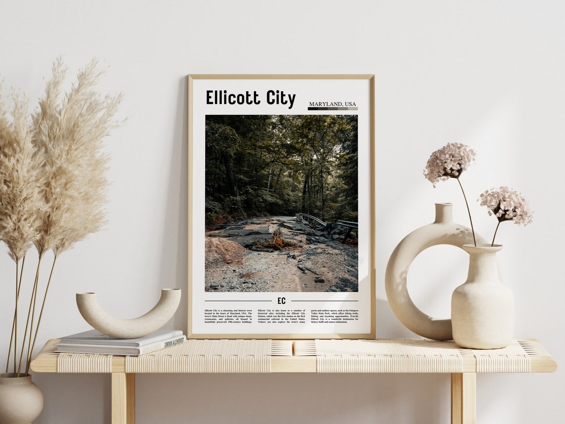 Ellicott City Poster Ellicott City Print Ellicott City Wall Art United States Photo United States Poster United States Print - Image 3