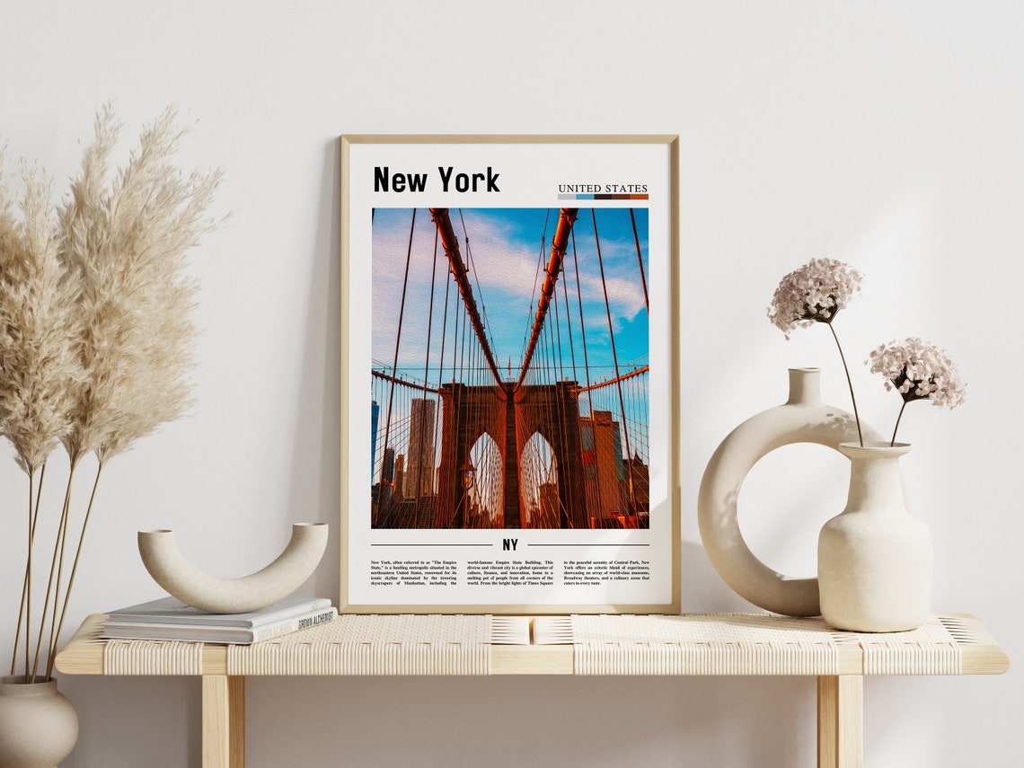 New York Poster New York Print New York Wall Art Ny Photo Ny Poster Ny Print New York Photo Travel Poster - Image 3