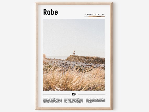 Robe South Australia Coastal Cliffs Photography Travel Poster