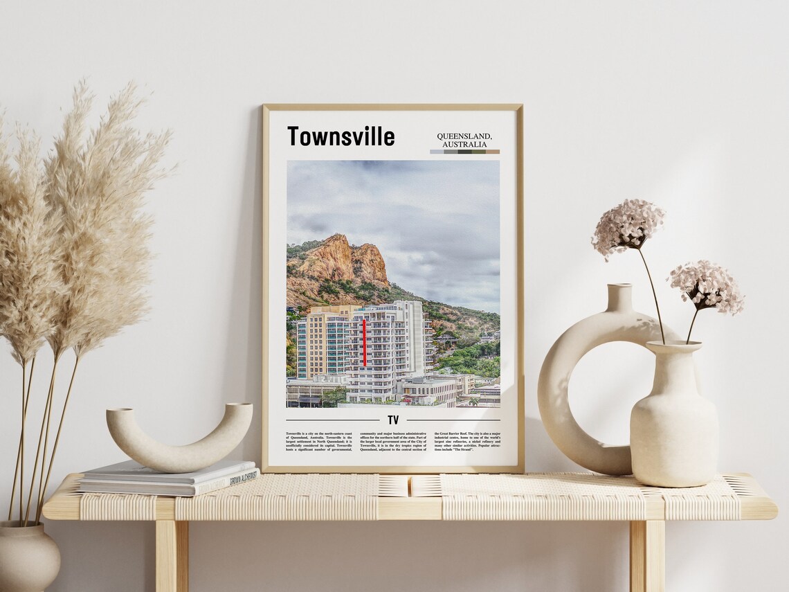 Townsville Queensland Castle Hill City View Travel Photo Poster - Image 3