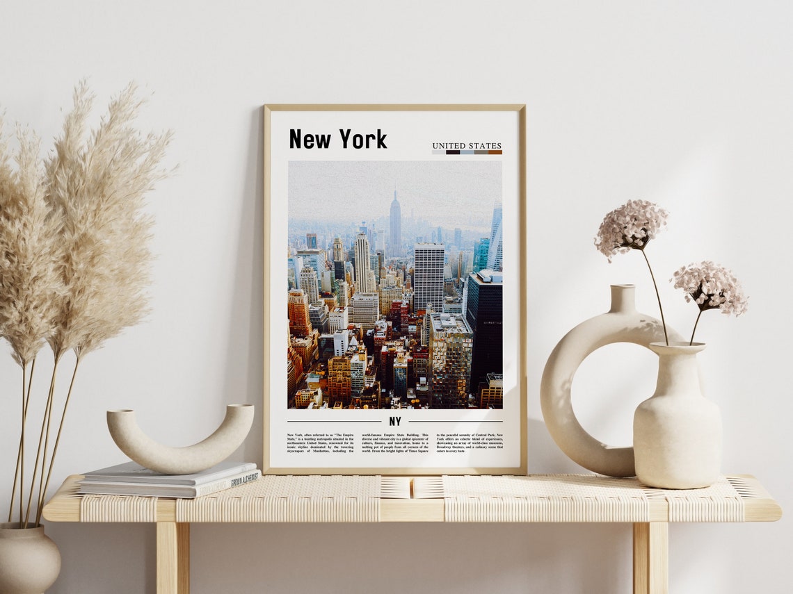 New York Poster New York Print New York Wall Art Ny Photo Ny Poster Ny Print New York Photo Travel Poster - Image 3