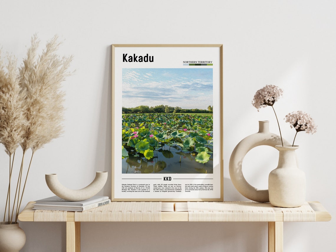Kakadu Print Kakadu Poster Kakadu Wall Art Minimal Travel Print Minimal City Poster Travel Destination City Print Oil Painting Poster - Image 3