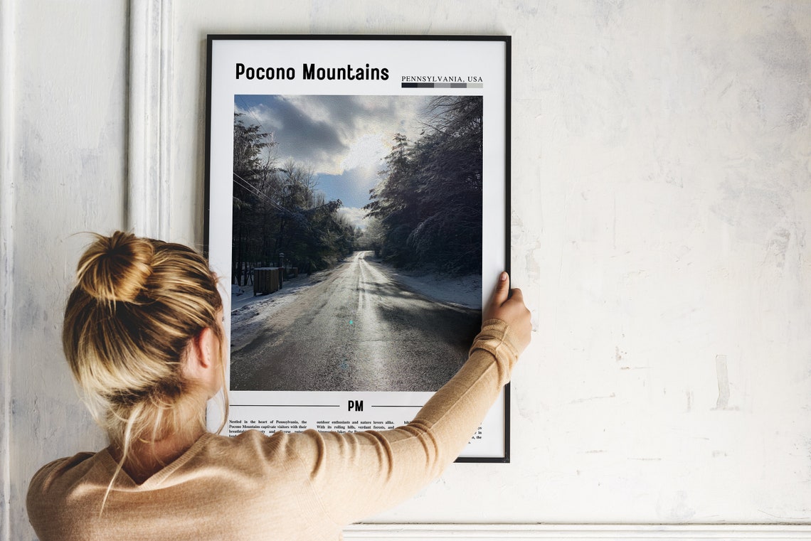 Pocono Mountains Poster Pocono Mountains Print Pocono Mountains Wall Art United States Photo United States Poster United States Print - Image 2