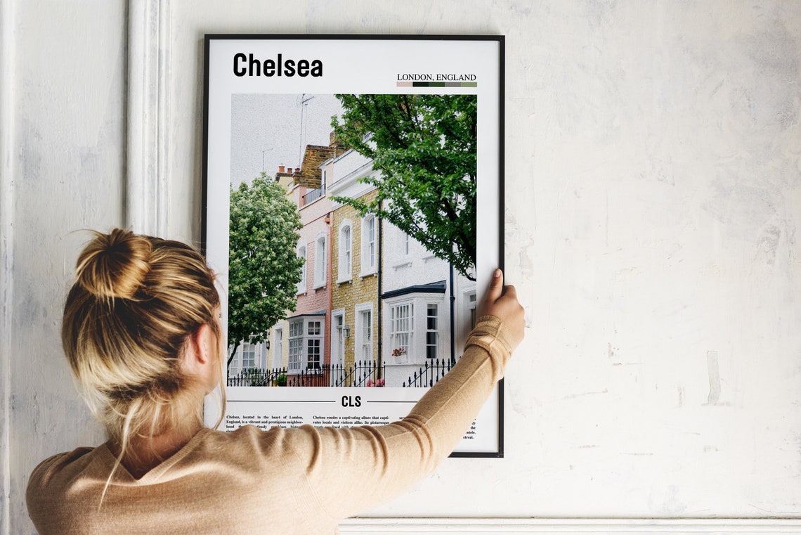Chelsea Poster Chelsea Print Chelsea Wall Art Europe Photo Europe Poster Europe Print Travel Poster - Image 2