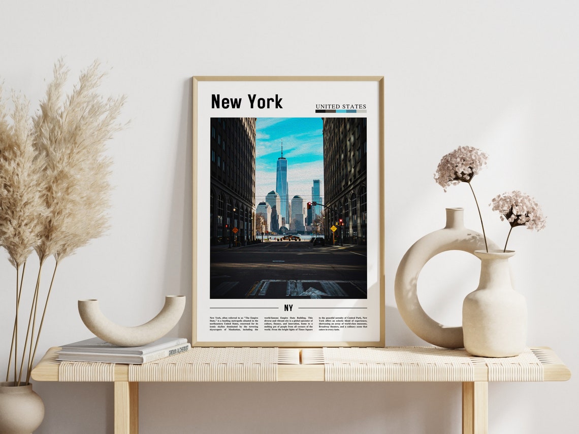 New York Poster New York Print New York Wall Art Ny Photo Ny Poster Ny Print New York Photo Travel Poster - Image 3