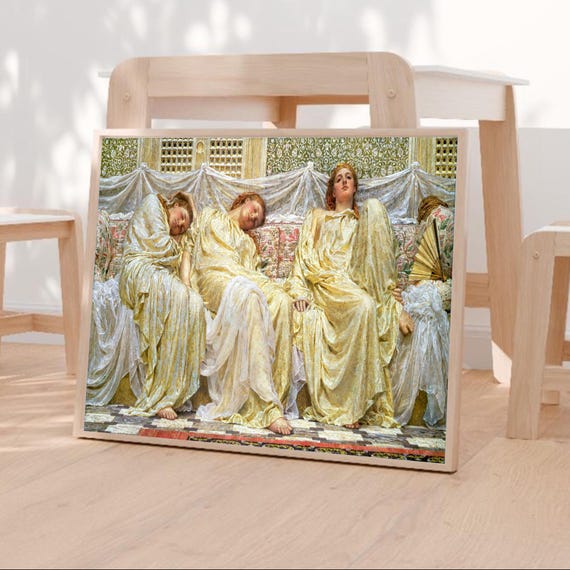Albert Joseph Moore Dreamers Art Print