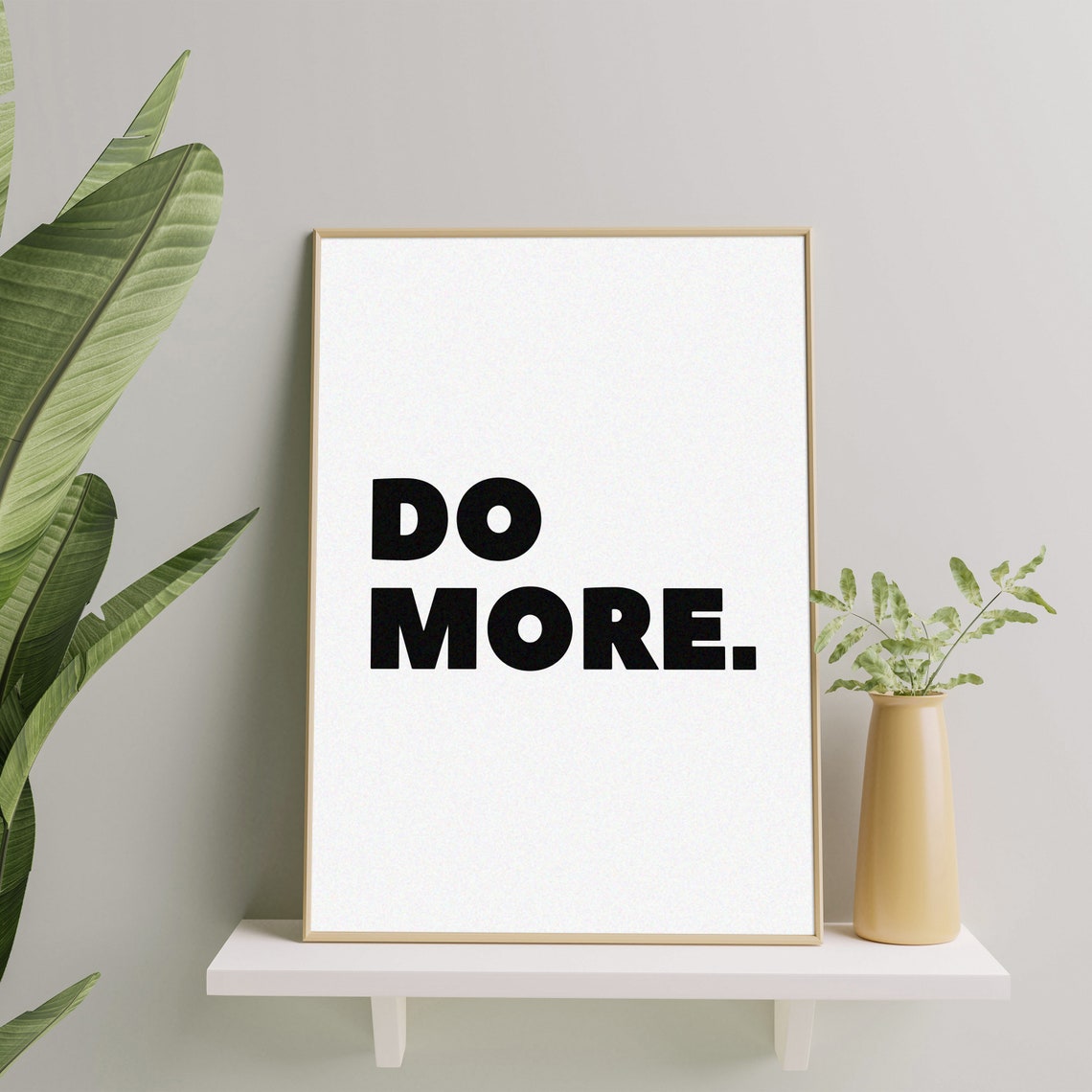 Do More Inspirational Quote Poster Wall Art Retro Typography Affirmative Wall Art Positive Home Office Bedroom Decor - Image 2