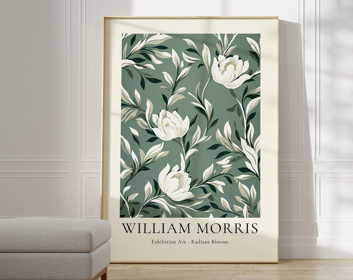 William Morris Mid Century Modern Wall Art Print