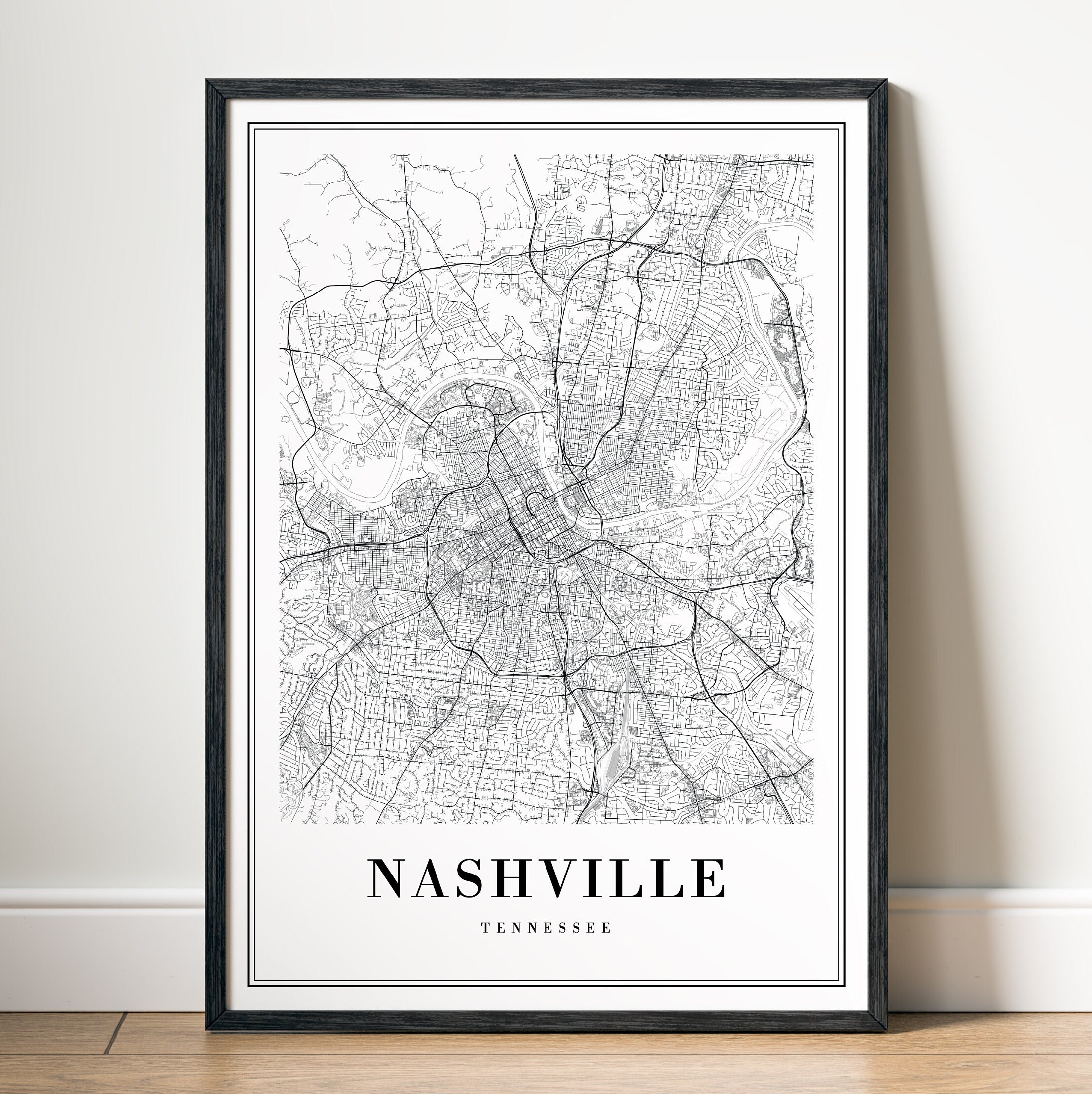 Nashville Map Poster, Nashville USA Travel Map - Image 5