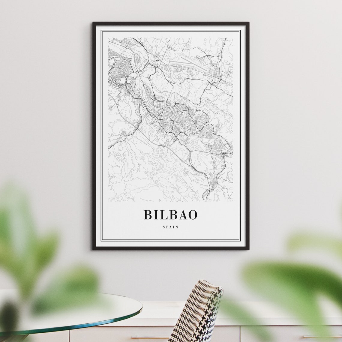 Bilbao Spain Map Print, Travel Poster - Image 3
