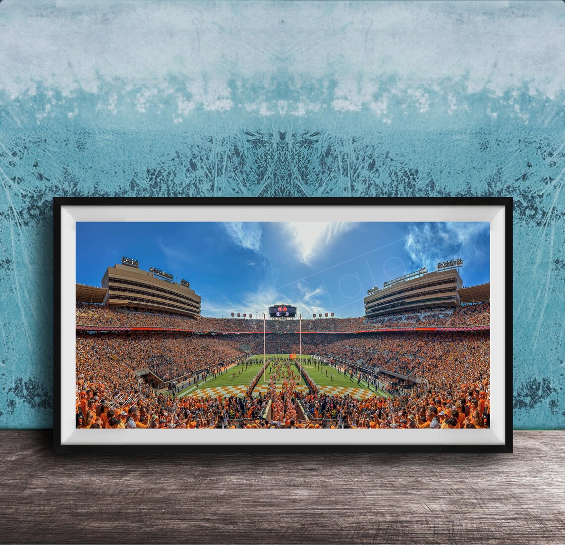 Tennessee Volunteers Neyland Stadium Orange Crowd Game Day Photo Poster