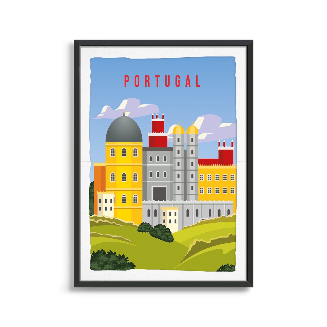 Portugal Country Poster Country Art Country Wall Art Country Print Country Poster Country Print Travel Gift Travel Illustration - Image 2