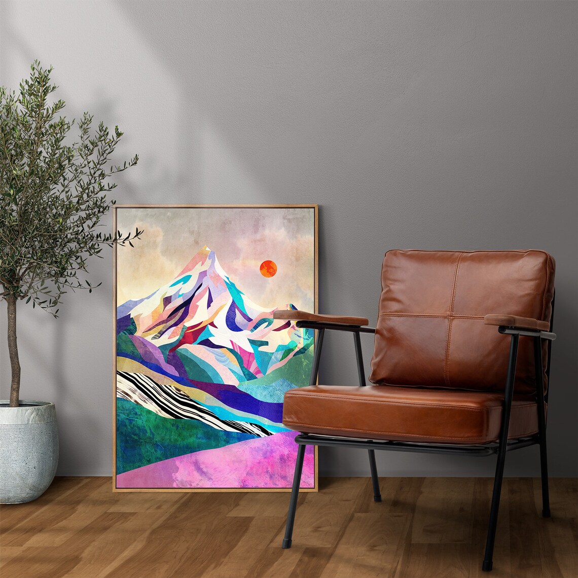 Landscape Art Print Beautiful Mountain Art Print - Image 3