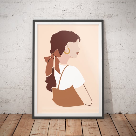 Inspirational Female No 14 Fashion Wall Art Contemporary Art Aesthetic Room Decor Feminist Gift Bathroom
