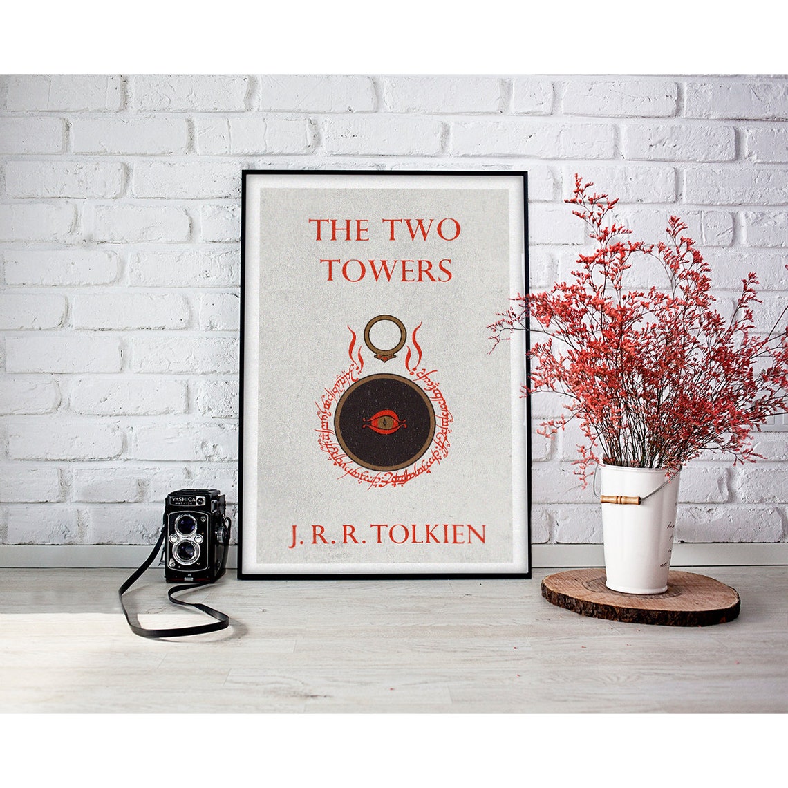 Lord Of The Rings Print Gift For Him Christmas Gifts The Two Towers Poster Lotr Decor Tolkein Art The Hobbit - Image 2