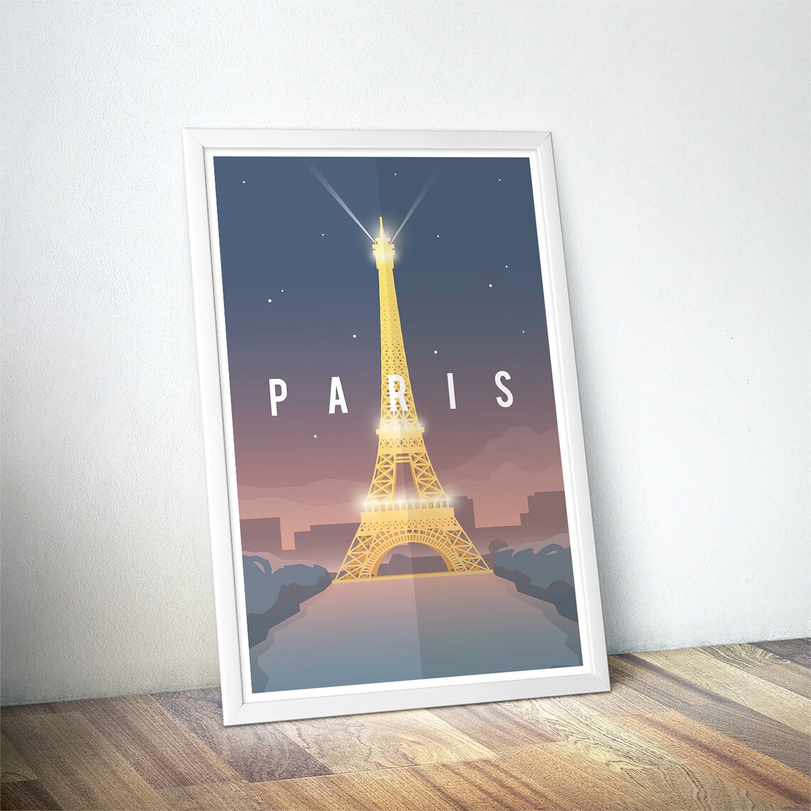 Paris Vintage Travel Poster, Eiffel Tower Art Print - Image 4