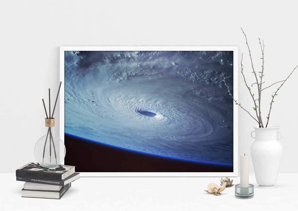 Tornado Outer Space Art Print, Bedroom Decor - Image 2