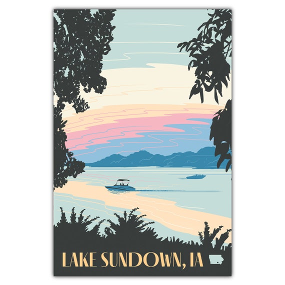 Lake Sundown Postcard
