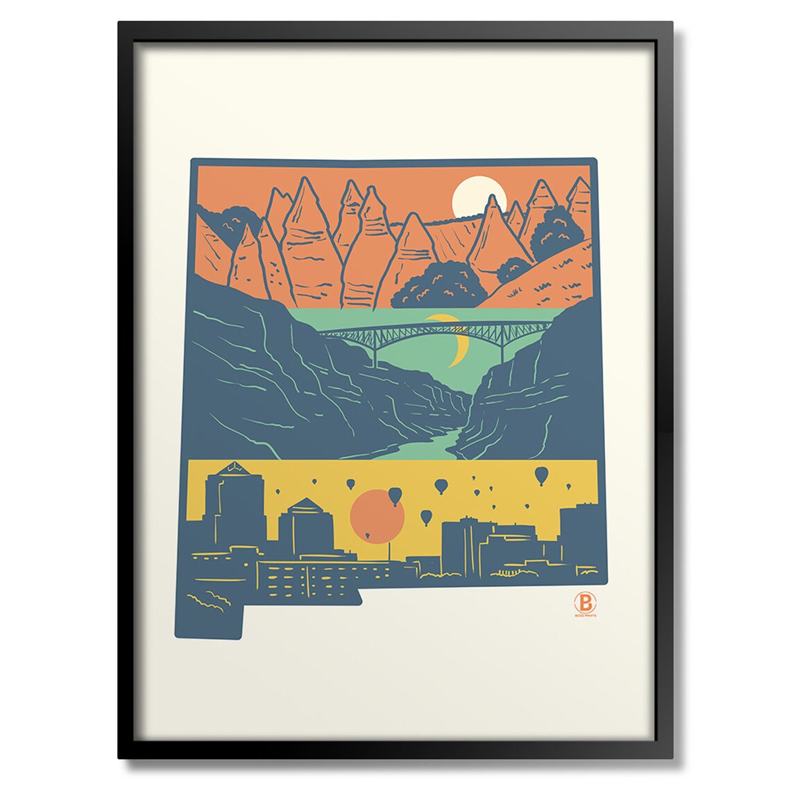 Layers Of New Mexico Art Print