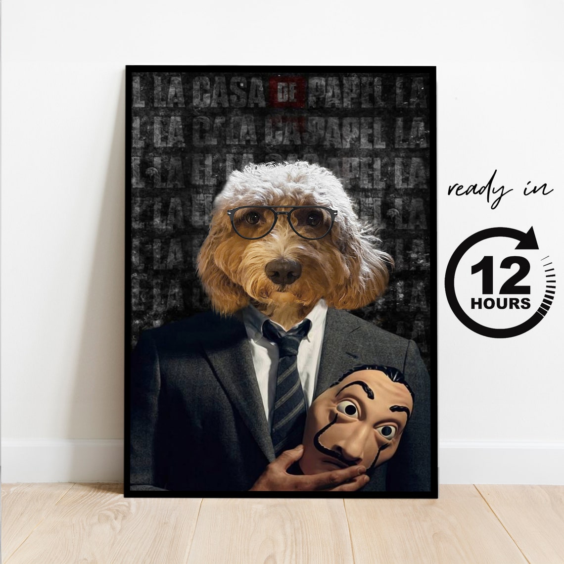 Tv Show Custom Pet Portrait Royal Pet Portrait Tv Series Custom Pet Memorial Gift Portrait Dog Cat Portrait Custom Dog Portrait