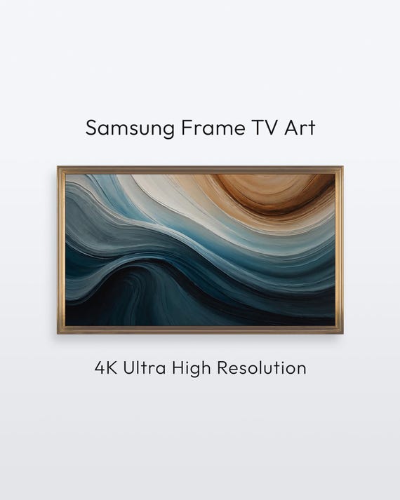 Abstract Art For Samsung Frame Tv Minimalist Modern Image 4k Print