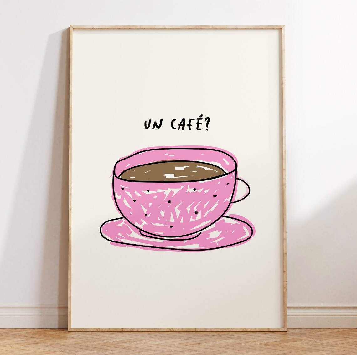 Retro Spanish Coffee Art Print, Maximalist Kitchen Decor - Image 2
