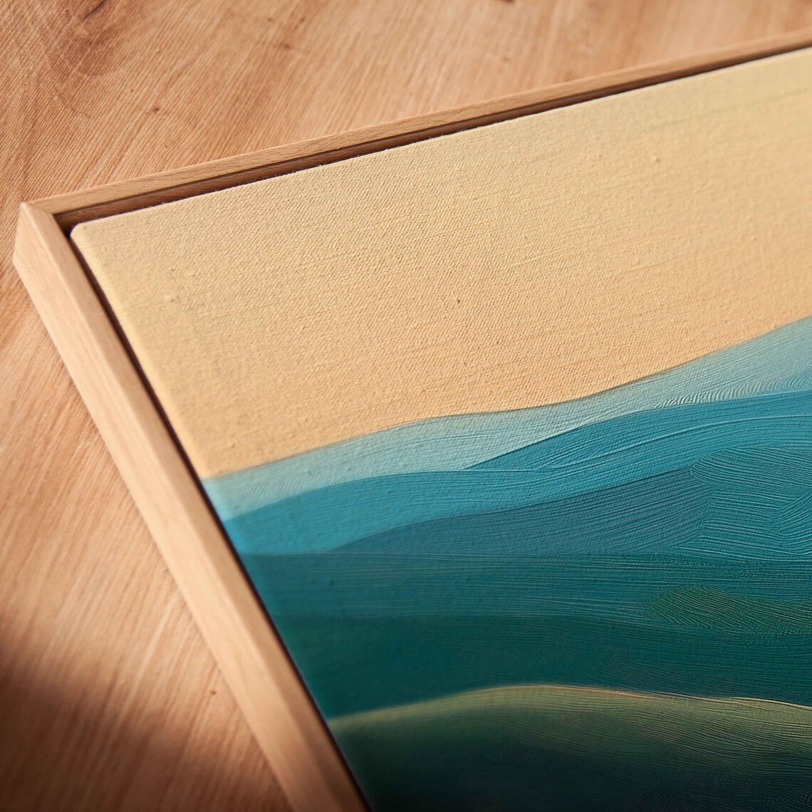 Blue Ridge Mountains Wall Art Print Acrylic Landscape Sunset Vibrance Rolling Hills - Image 2