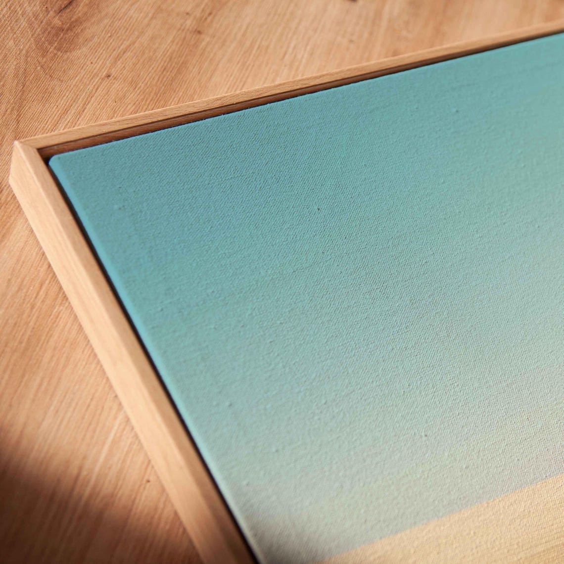 Single Sailboat On Calm Turquoise Sea Minimalist Nautical Poster - Image 2