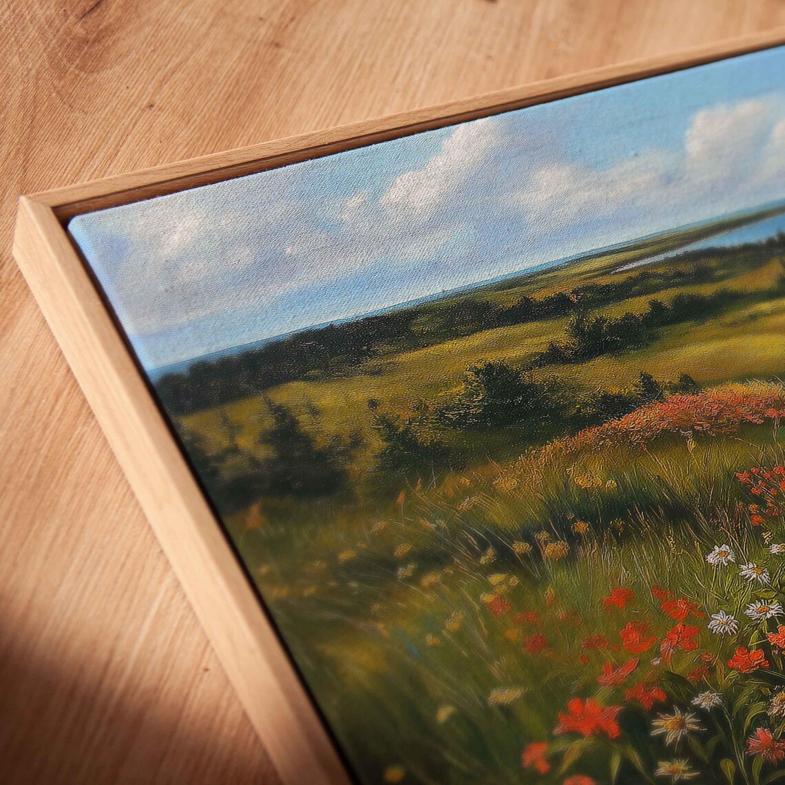 Whistling Straits Landscape - Wildflowers, Lake Backdrop - Image 2