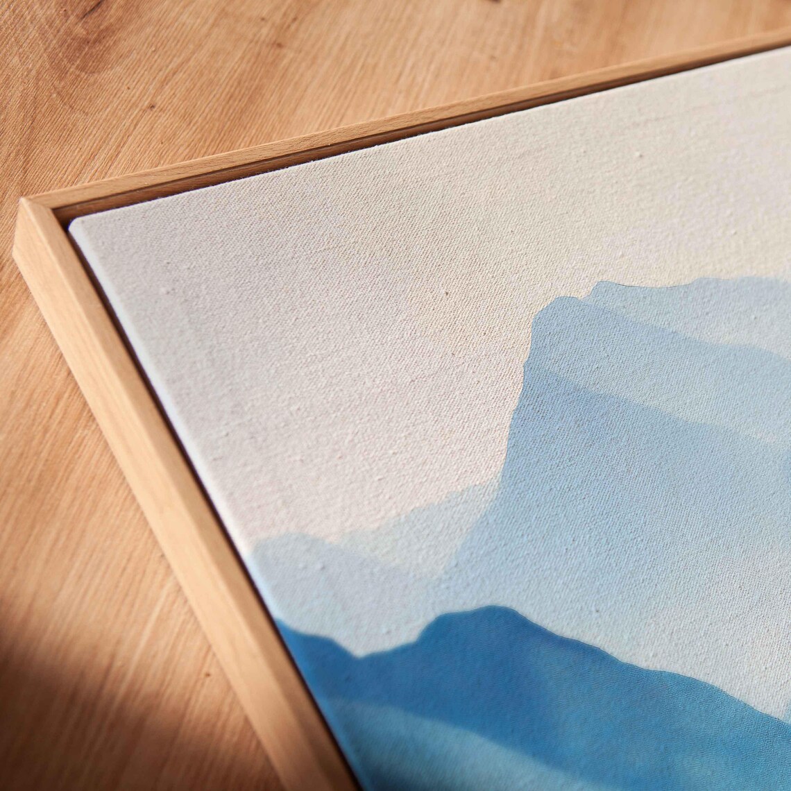 Andes Mountains Painting Wall Art Print Lush Valleys Dramatic Blue Green Hues - Image 2