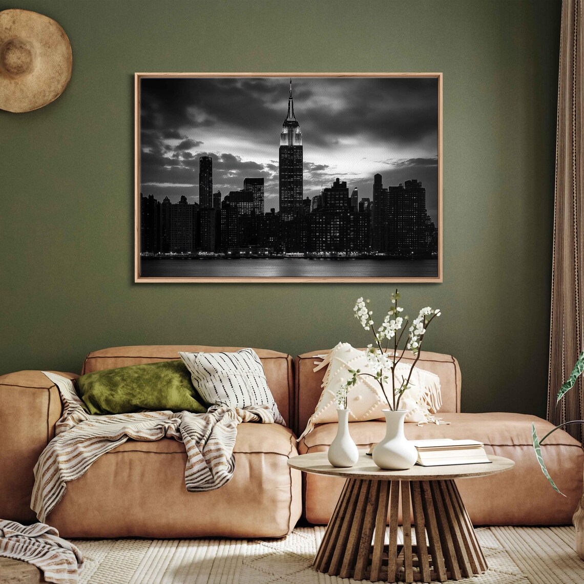 Urban Skyline, Black And White Dusk City Lights - Image 3