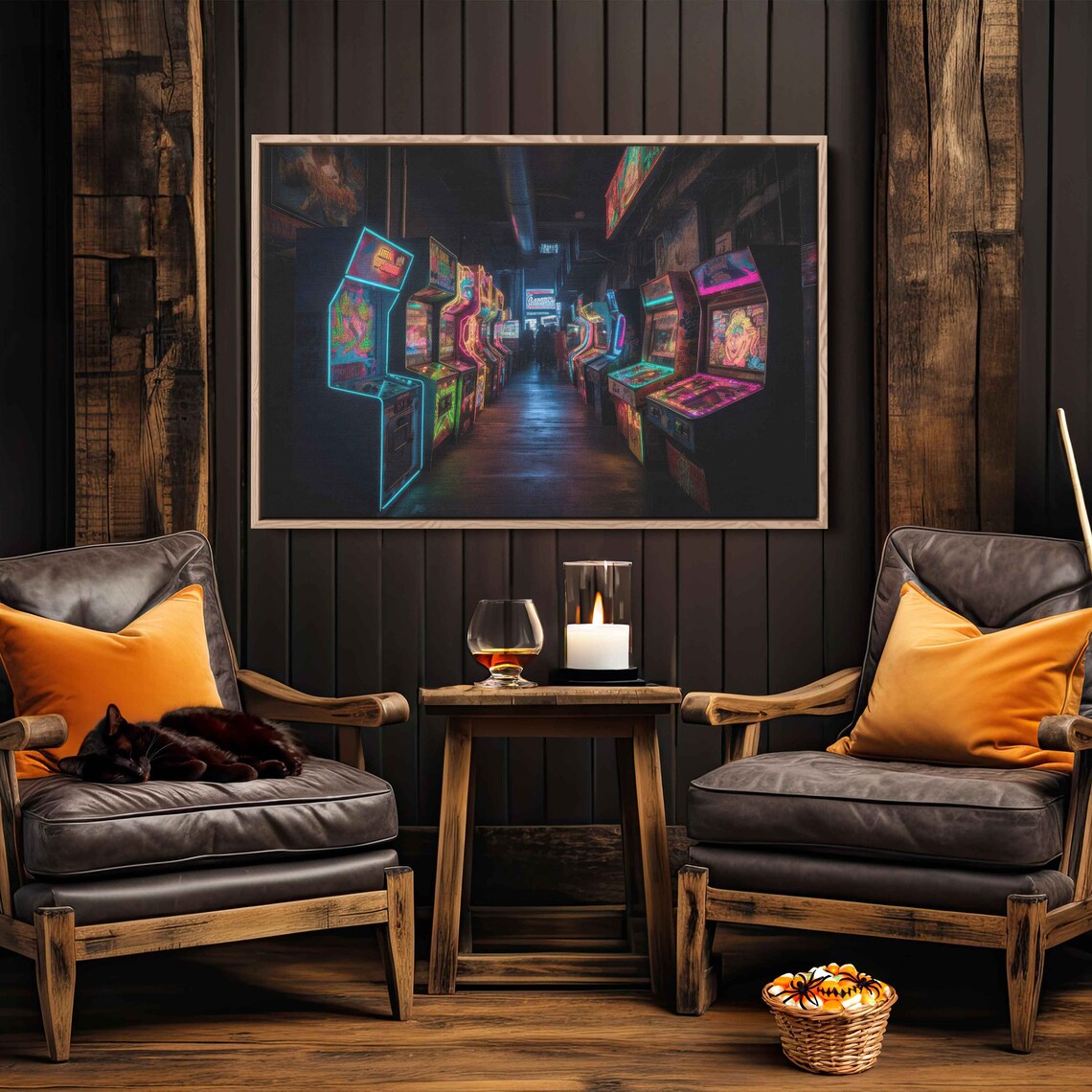 Retro 90s Arcade Poster Print, Game Room Decor - Image 2