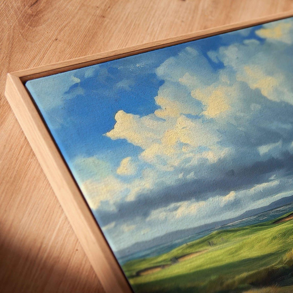 St Andrews Old Course Swilcan Bridge Dramatic Clouds Golf Poster - Image 2