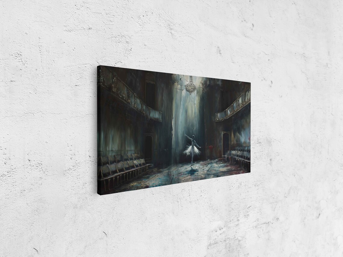 Ghostly Ballerina, Haunted Theater Poster Print - Image 4