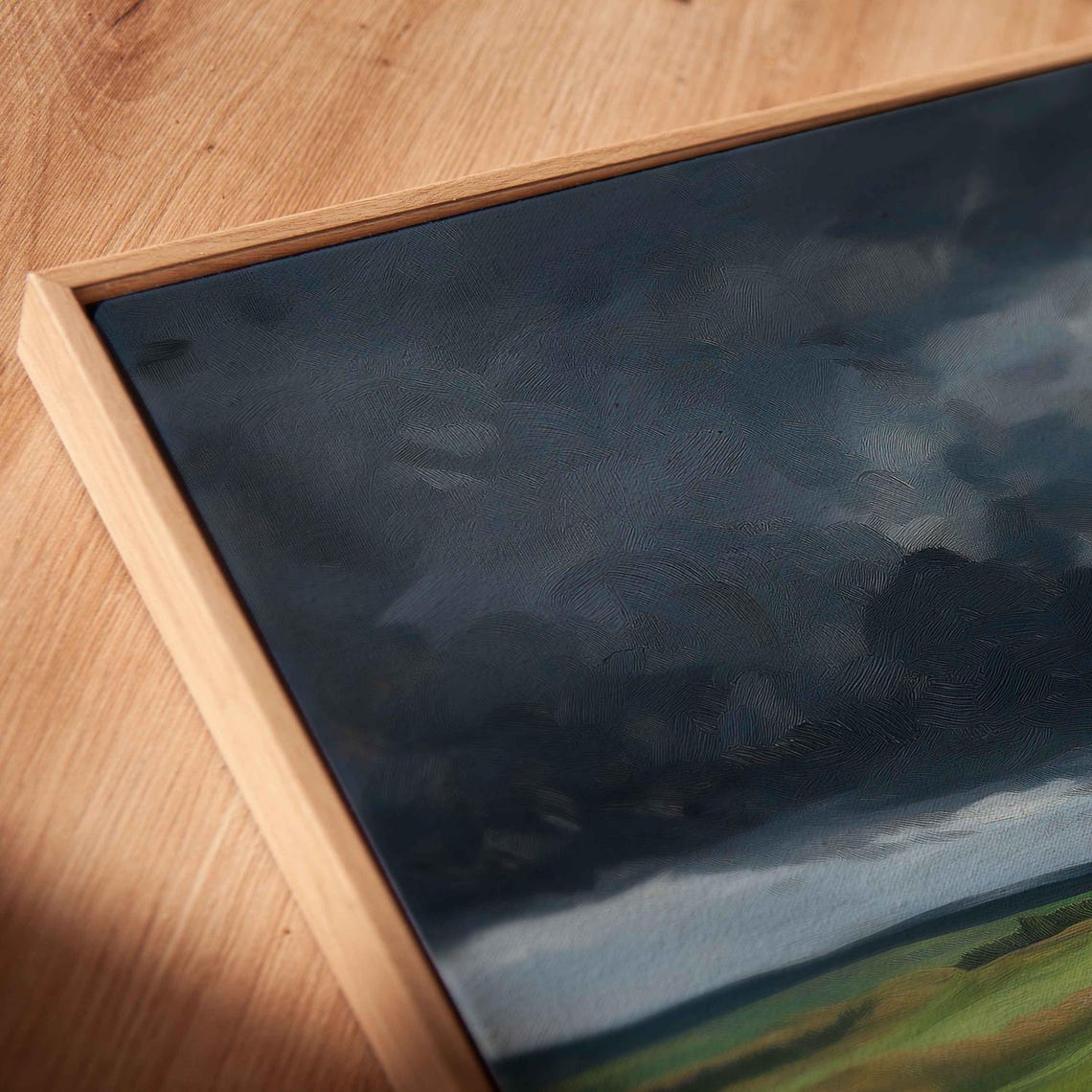 St Andrews Old Course Wall Art Print Historic Clubhouse Stormy Sky Rolling Hills - Image 2
