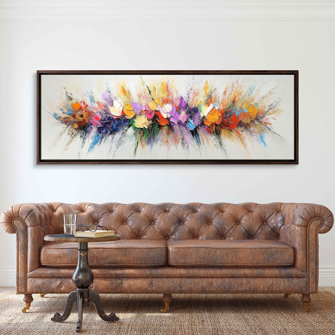 Abstract Floral Art Print, Soothing Composition