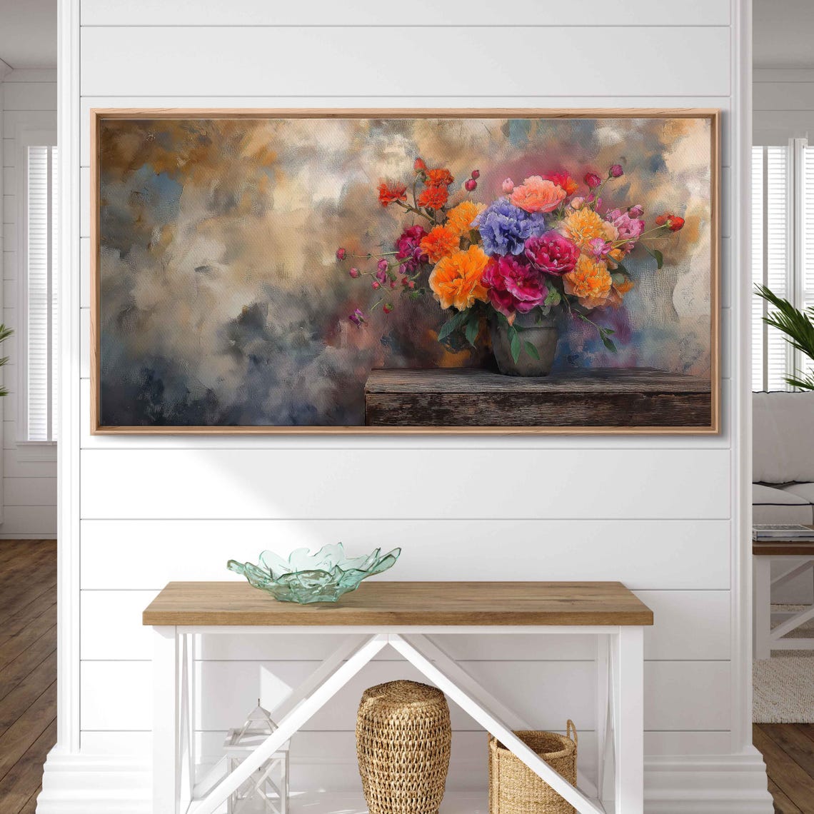 Vintage Still Life Flowers Art Print - Image 3