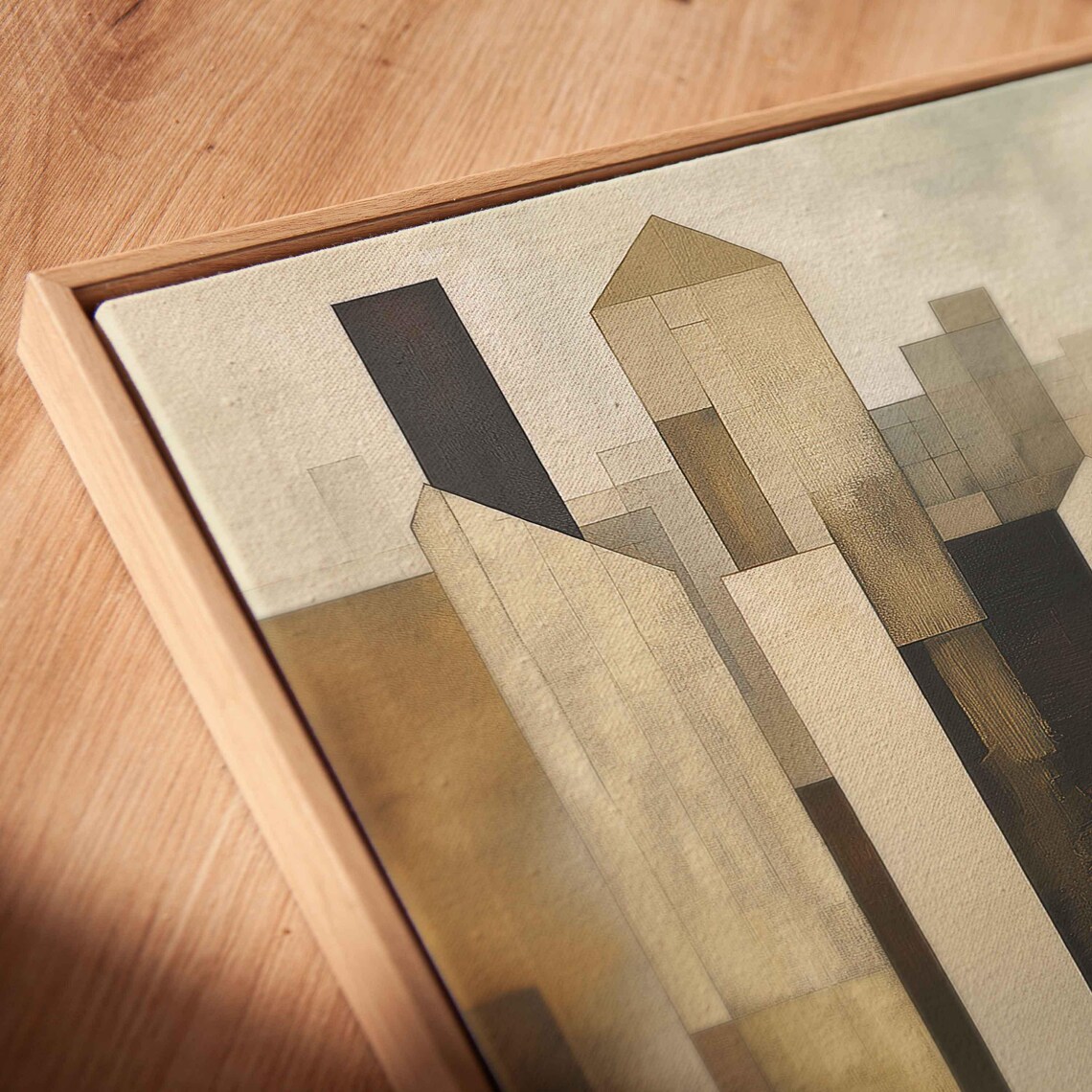 Abstract Cityscape, Calm Elegance Wall Art Print - Image 2