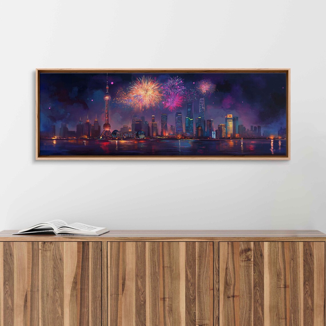 Majestic Fireworks Display Above City Skyline - Image 3