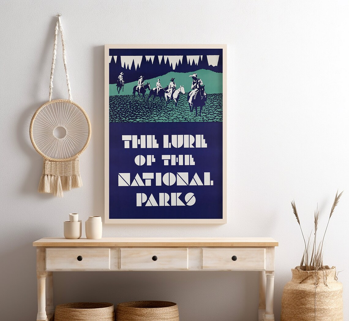 The Lure of the National Parks Vintage Travel Poster - Image 4