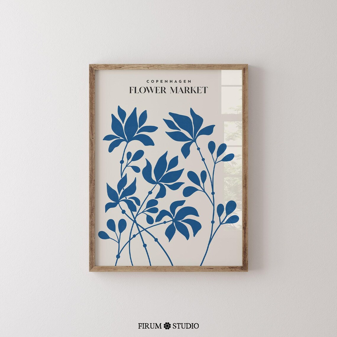Copenhagen Flower Market, Mid-Century Botanical Art Print - Image 2