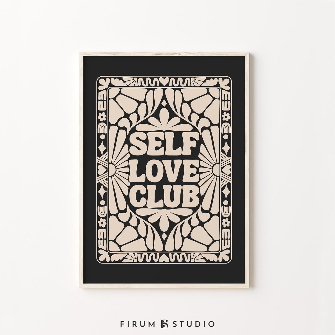 Self Love Club Dark Aesthetic Decor 1796 - Image 2