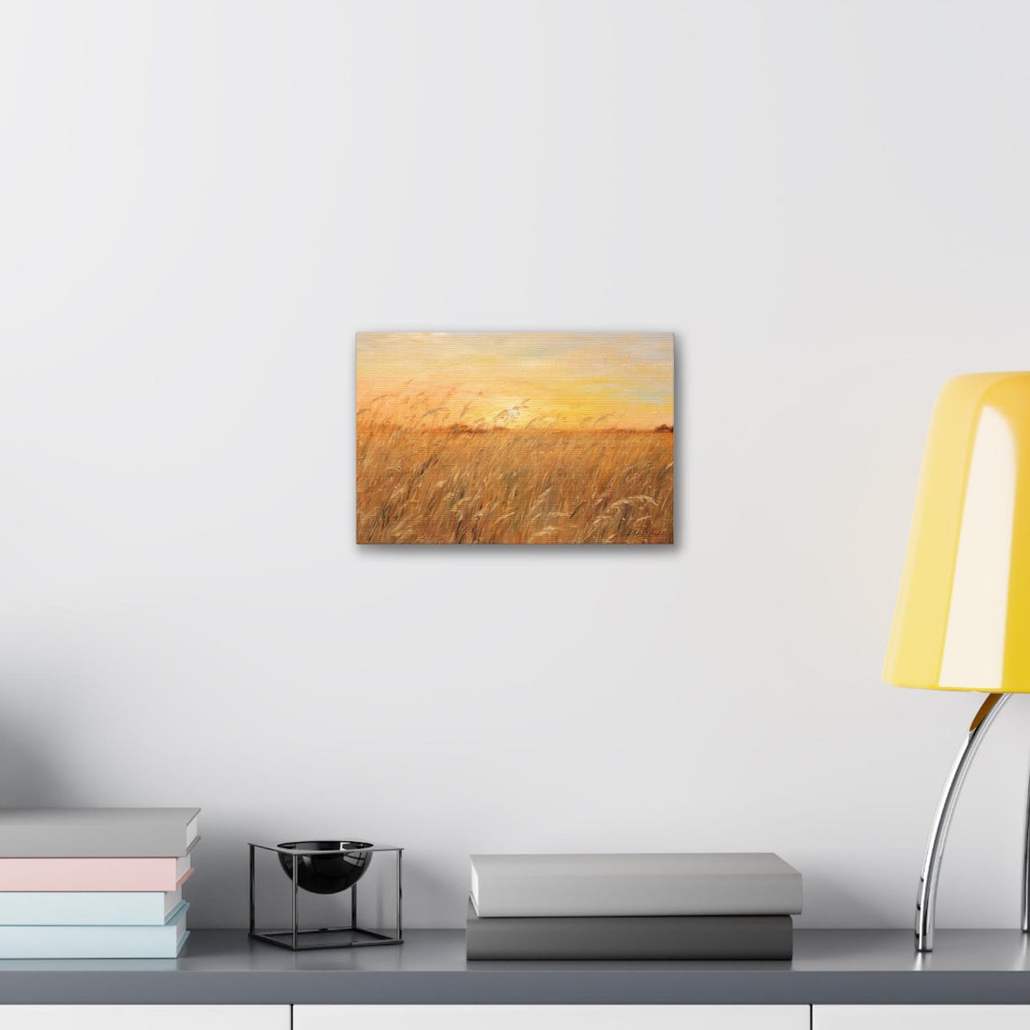 Golden Meadow Art Print Sunset Wall Decor Rustic Home Decoration Nature Lover Gift Boho Wall Art Cozy Living Room Decor - Image 6