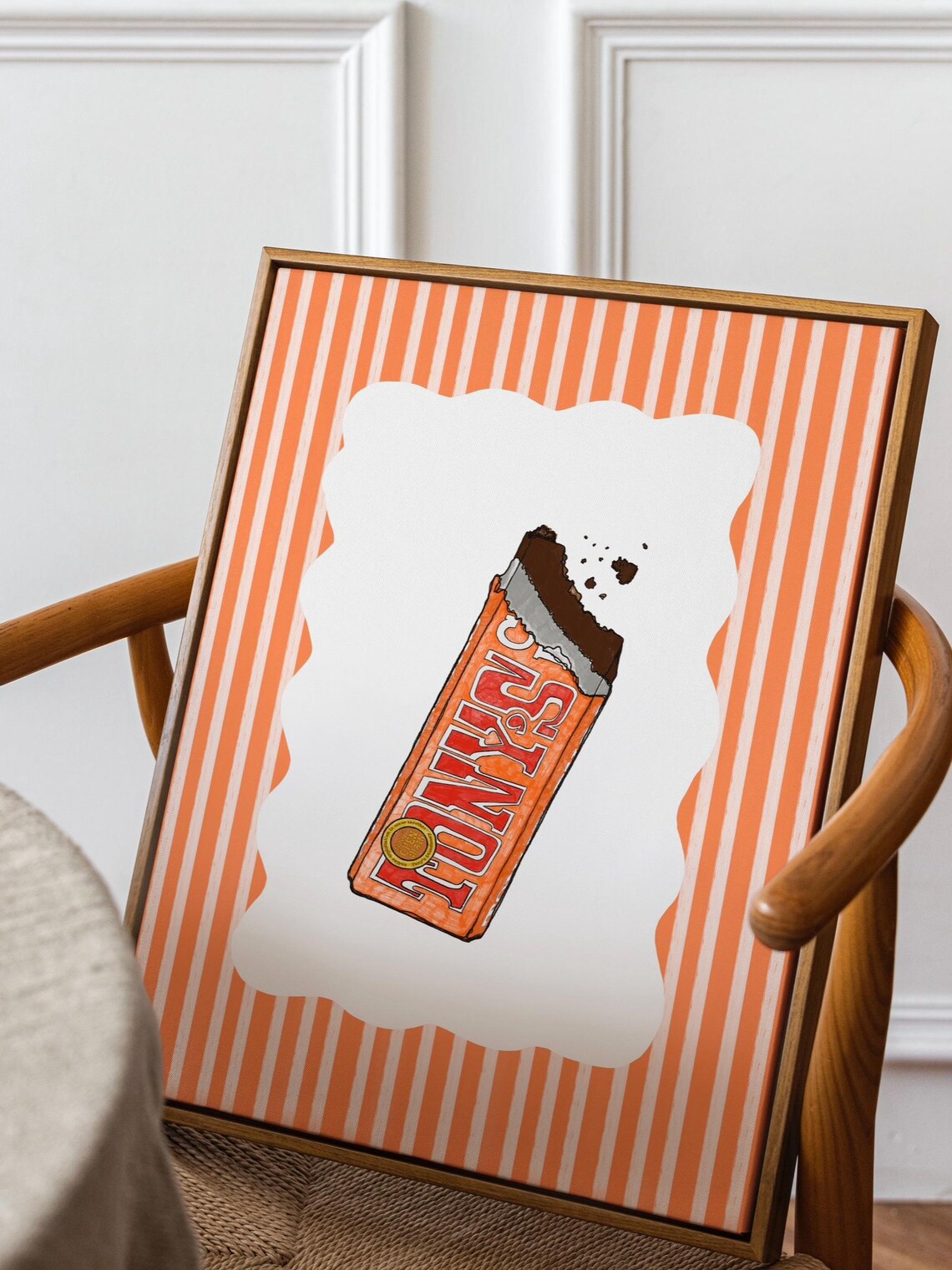Tonys Chocolonely Retro Travel Poster - Image 4