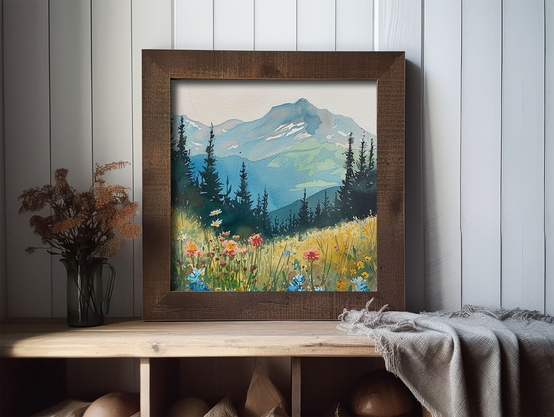 Custer State Park Spring Wildflowers Wall Art Print - Image 2