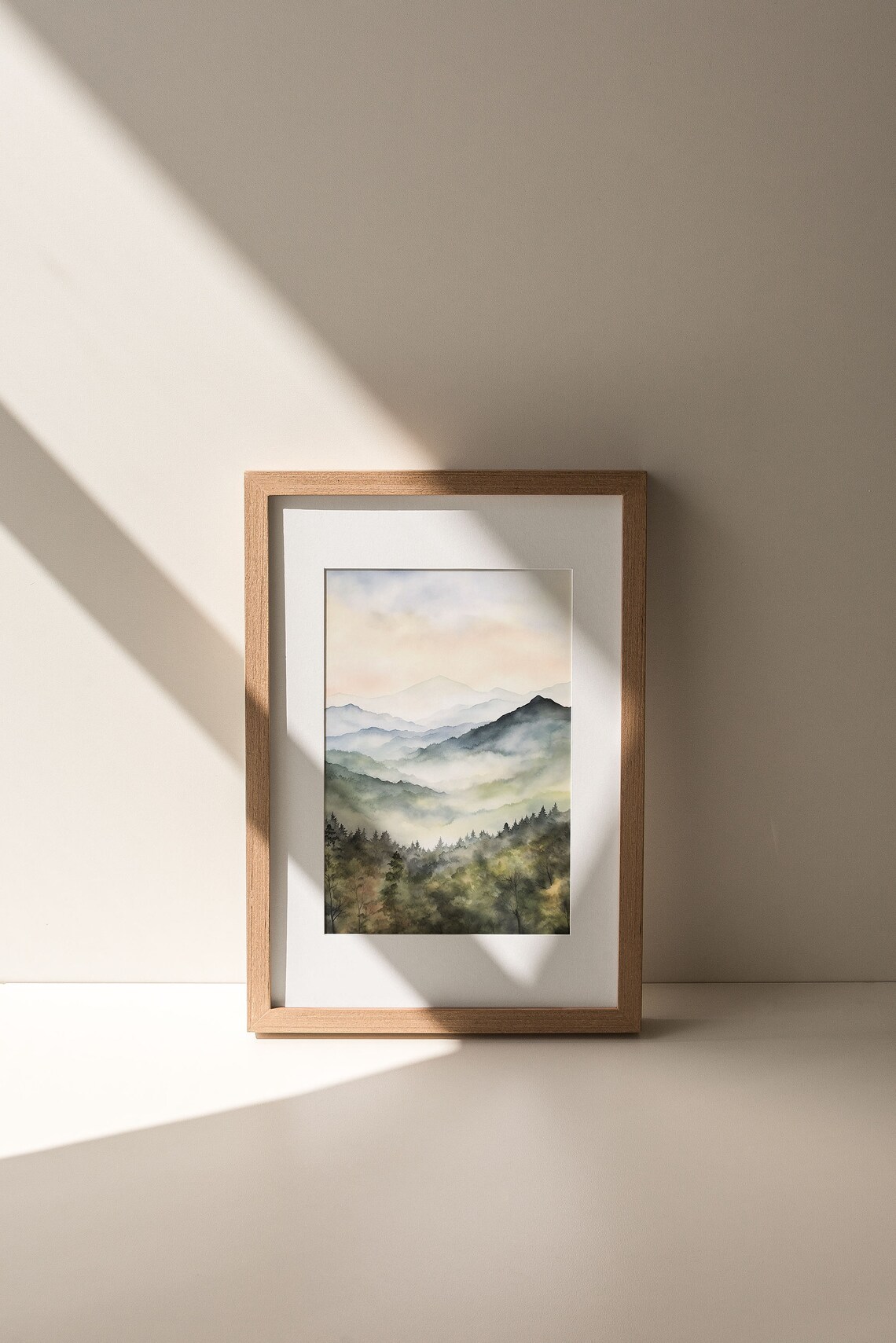 Bitterroot Range Idaho Mountain Landscape Art Print - Image 3