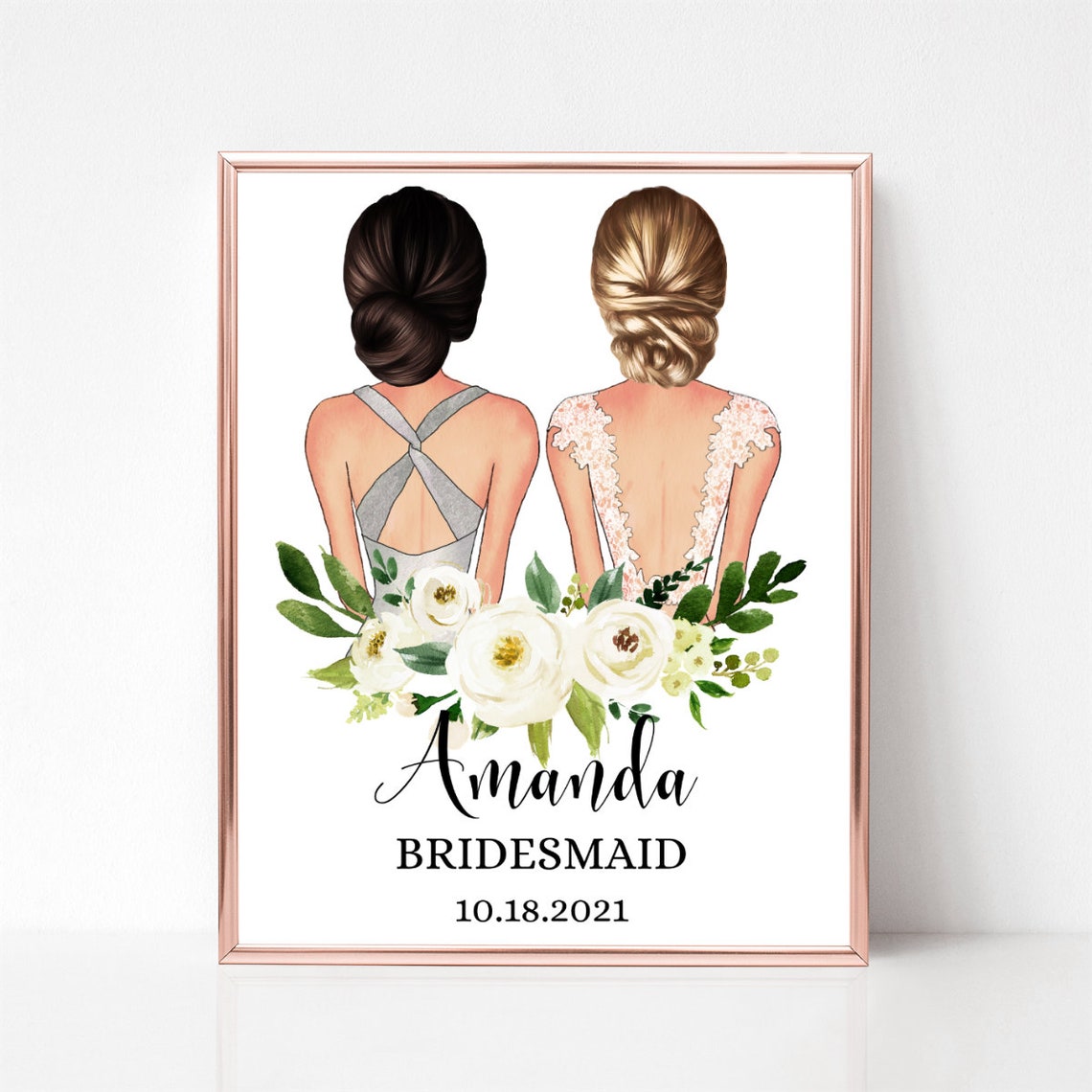 Maid of Honor I Cant Say I Do Without You Wedding Keepsake Poster - Image 2