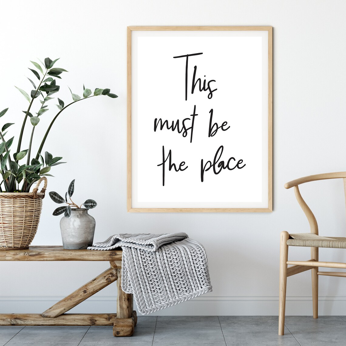 This Must Be The Place Typography Art Print - Image 2