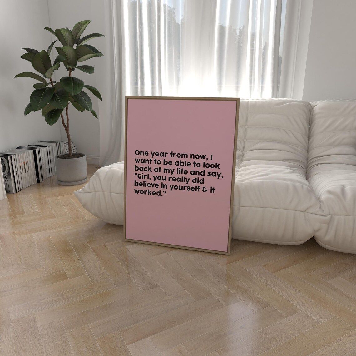 That Girl Pink Poster, Girly Bedroom Art Print - Image 2